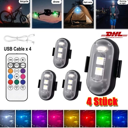 Led drohne blitzlicht mit - x,