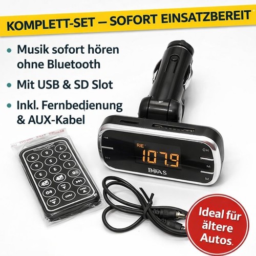 Transmitter aux auto mit - fm,